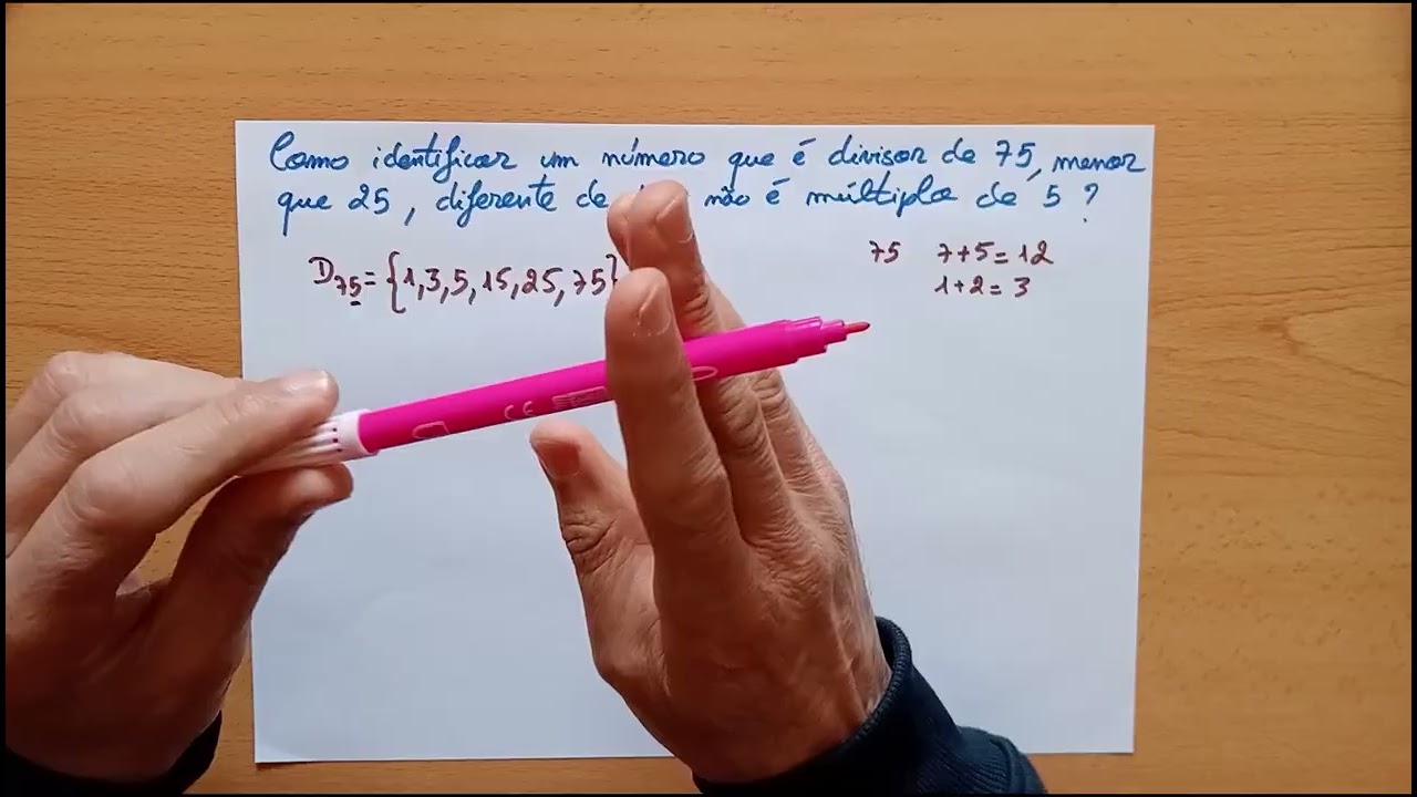 Como identificar um número que é divisor de 75 e ...?