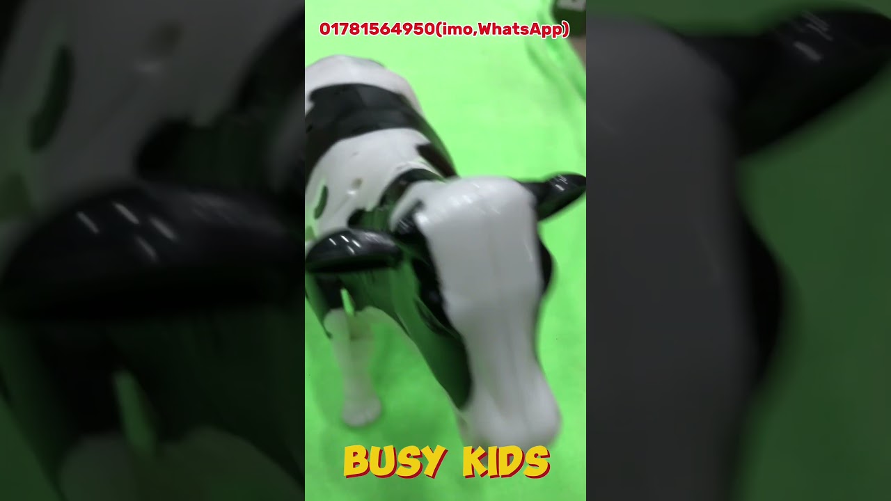 Battery Operated Cow.Lighting music toy cow.