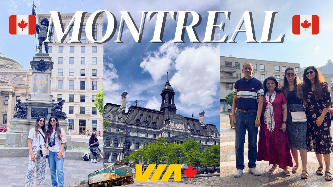 Toronto to MONTREAL Trip  by VIA Rail | Hyatt Centric Review | Old Montreal, Notre Dame | Part 1
