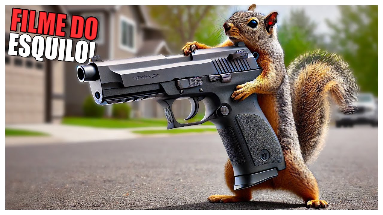 Filme que Literalmente é um Esquilo com uma arma no Squirrel with a Gun