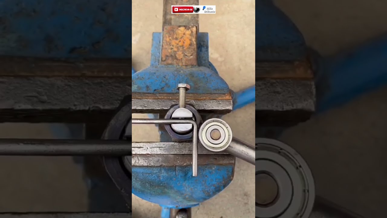 🚨Ferramenta Incr&iacute;vel de Dobrar Ferro💪🛠Ferramenta Brilhante #Shorts