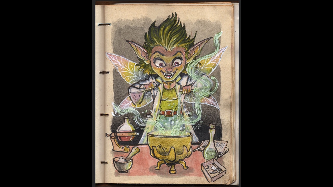 Drawing Fae Pg 50 at 20x