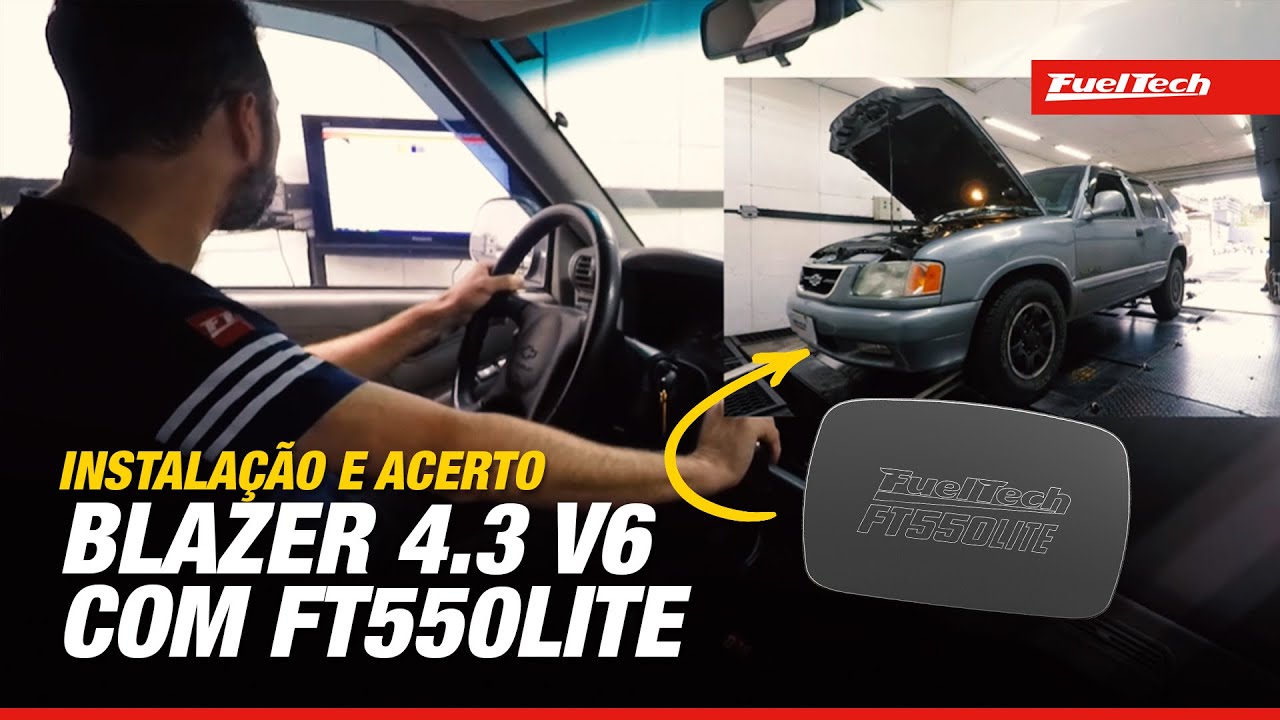 Blazer DLX V6 - Instalação e acerto de uma FT550LITE