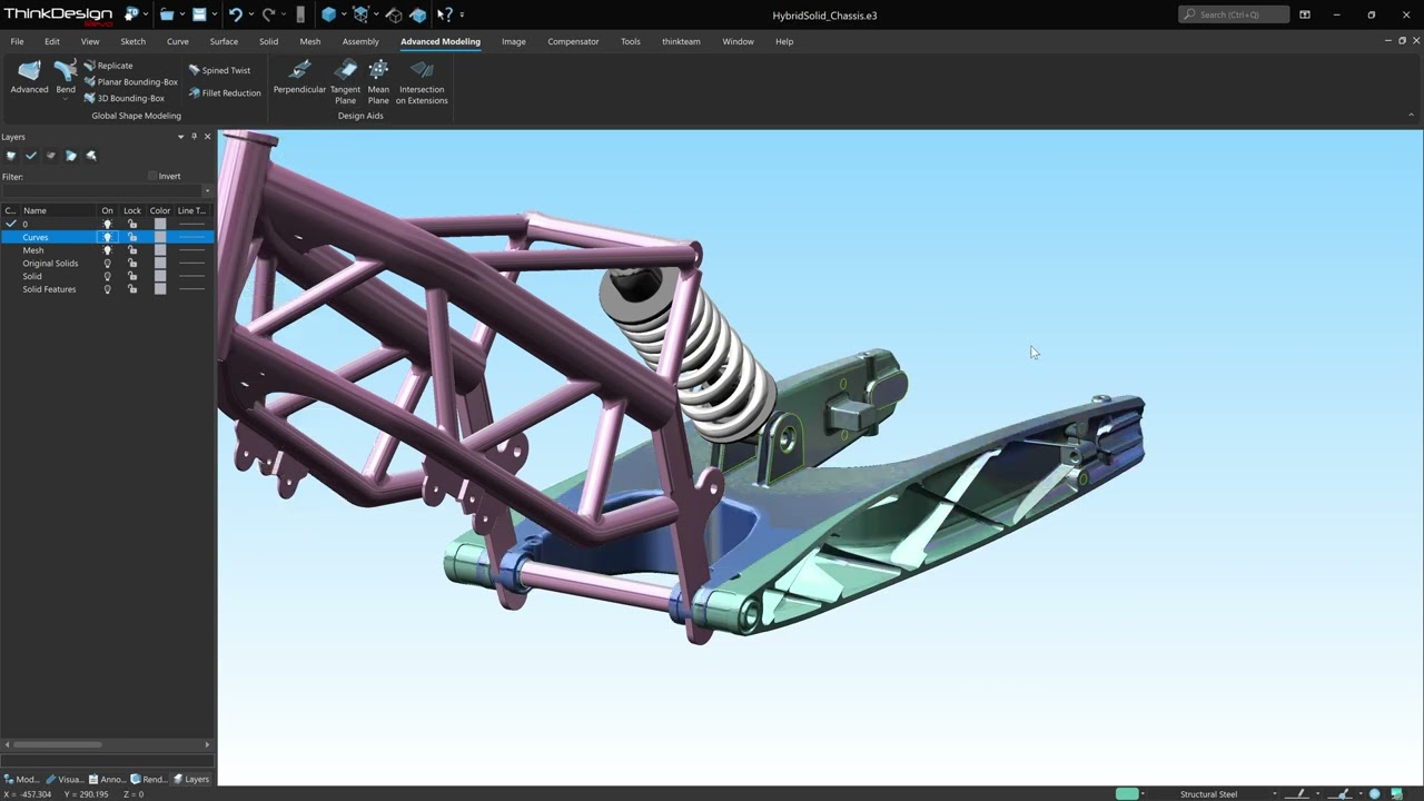 Hybrid Solids - Modification and Solid Features with ThinkDesign