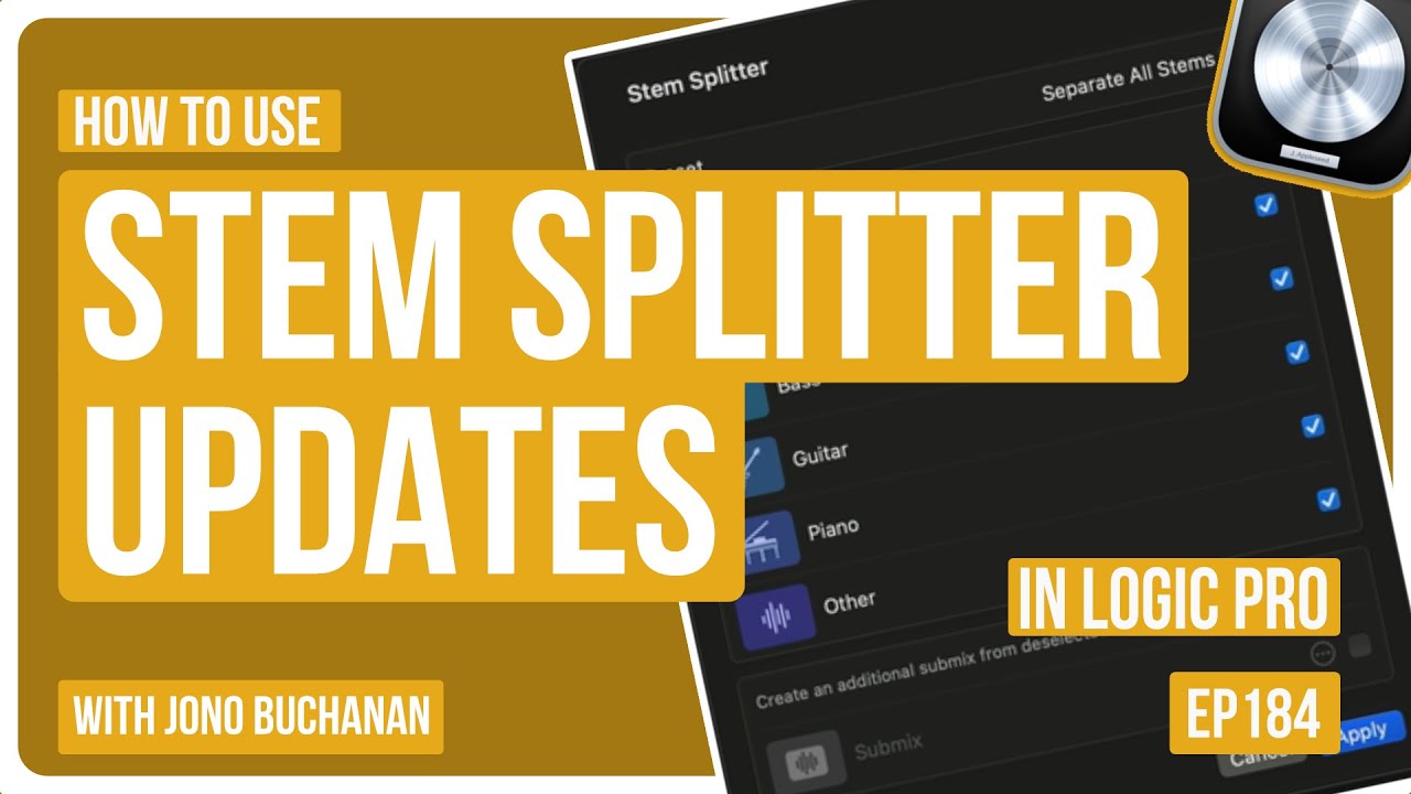 Logic Pro: Обновления Stem Splitter — что нового?