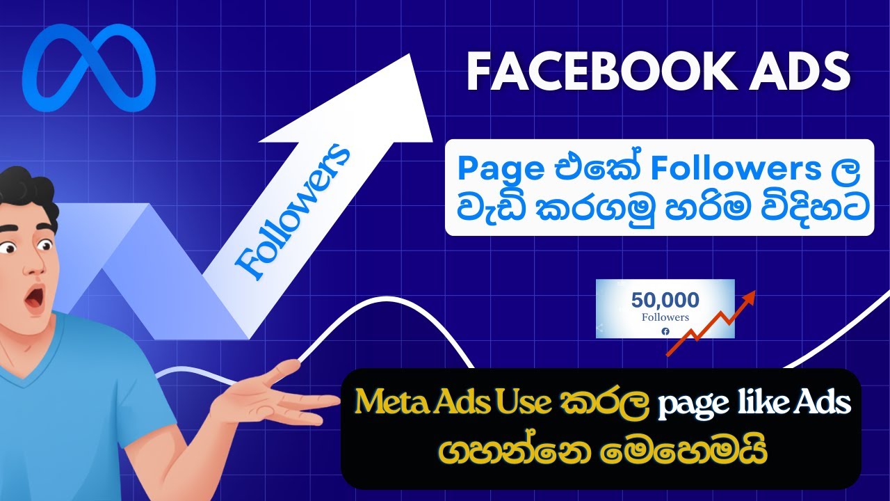 How to Run a Facebook Page Follower Campaign | Meta Ads Tutorial | Sinhala | 2025 | Page like boost