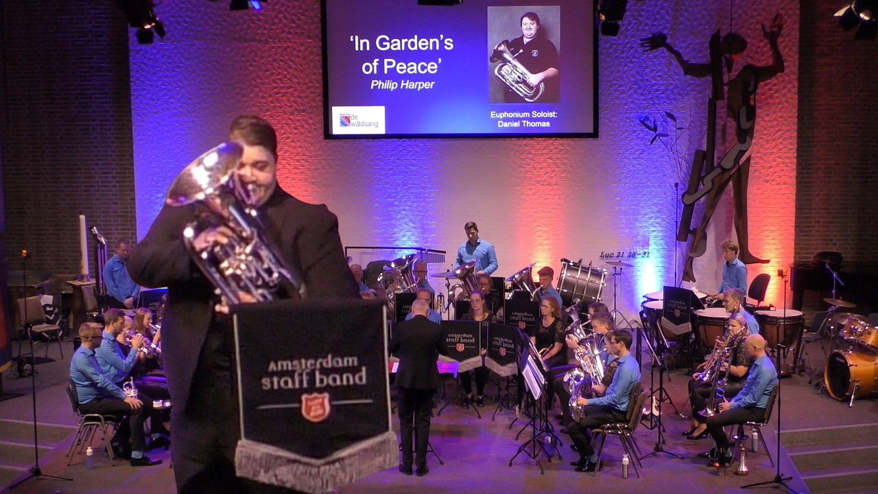 In Gardens of Peace - Euphonium soloist Daniel Thomas & Brassband De Wâldsang