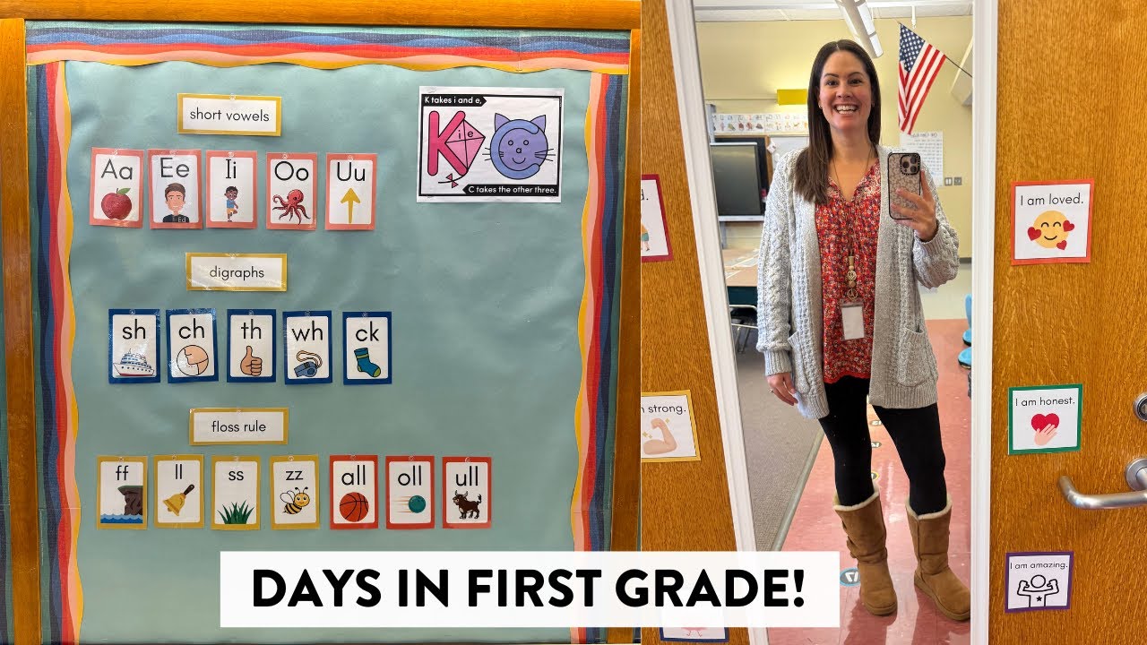 Days in the Life of a First Grade Teacher // Floss Rule, My Observation, shapes turkeys, and more!