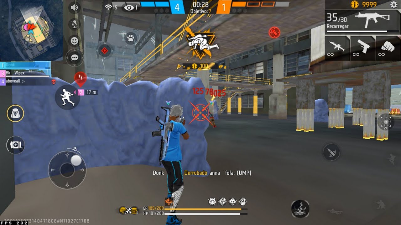 HIGHLIGHTS EM 4x4 APOSTADO🎯👑 1920x1080 Free fire Ryzen 7 5700x RTX 5060TI