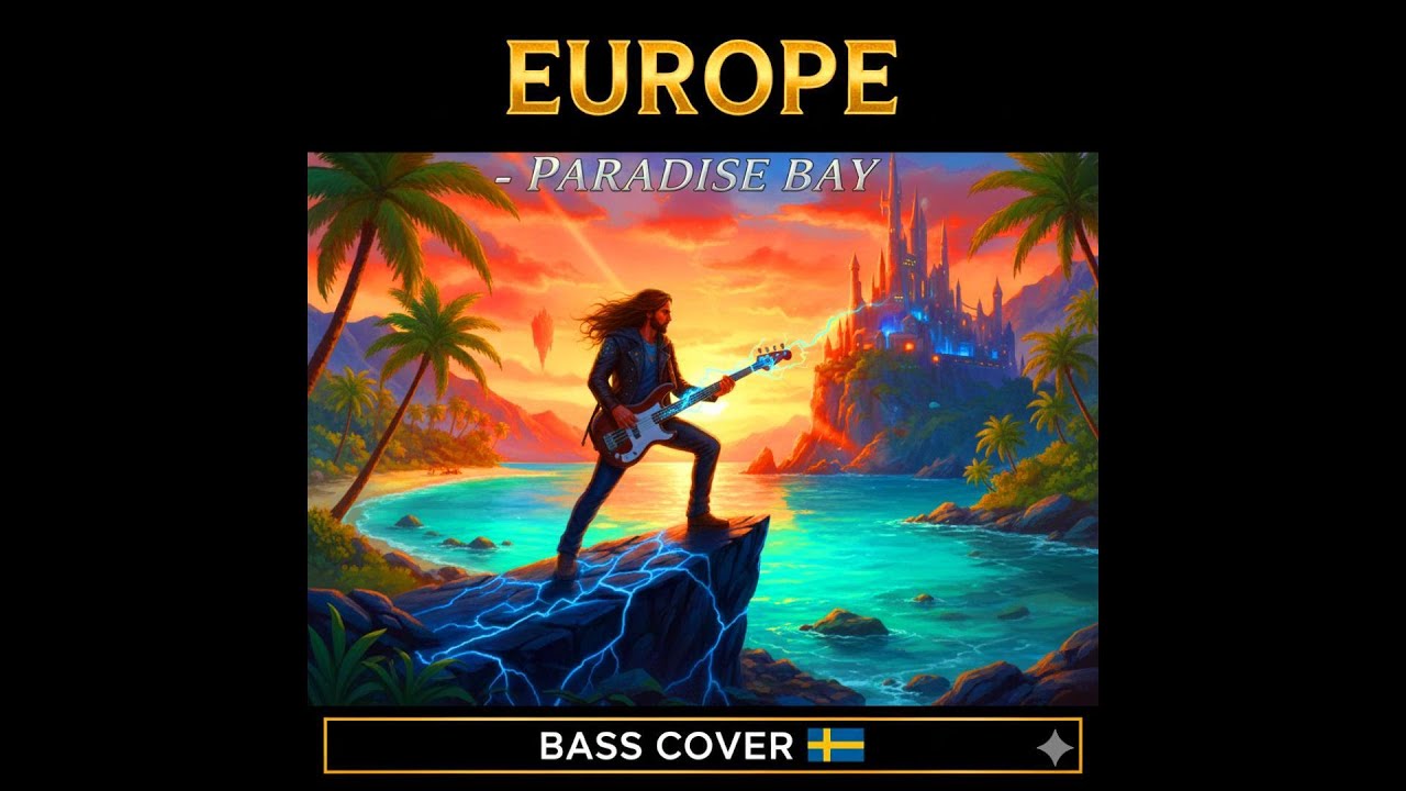 Europe – Paradise Bay Bass Cover | Classic Rock Bass Guitar    🇸🇪