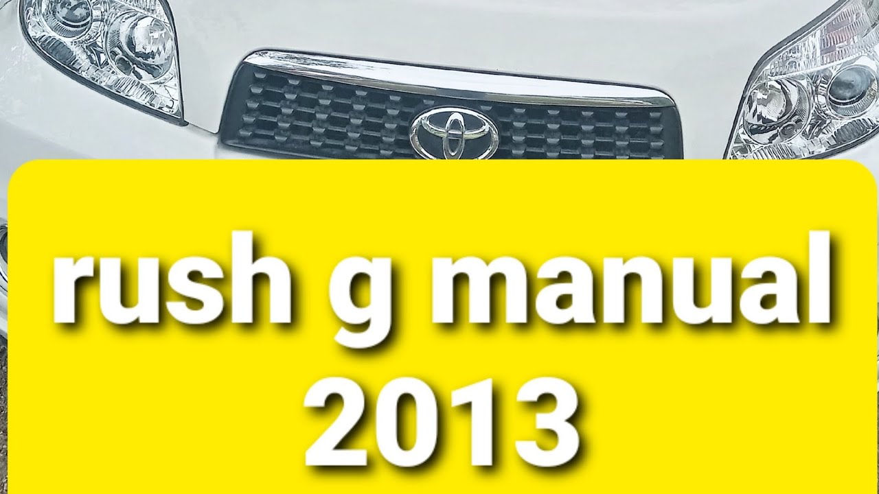 TOYOTA RUSH  G TRD MANUAL 2013  SIAP PAKAI. |hubungi no 081770862323