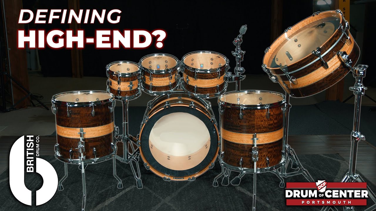Презентация британской компании Drum Company | Определение высококлассных барабанных установок