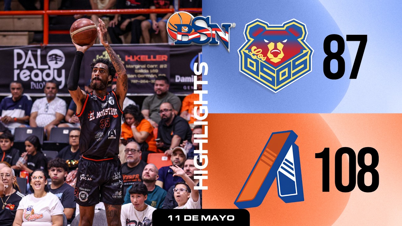 Osos de Manati vs. Atleticos de San German - Mejores Jugadas - BSN2026
