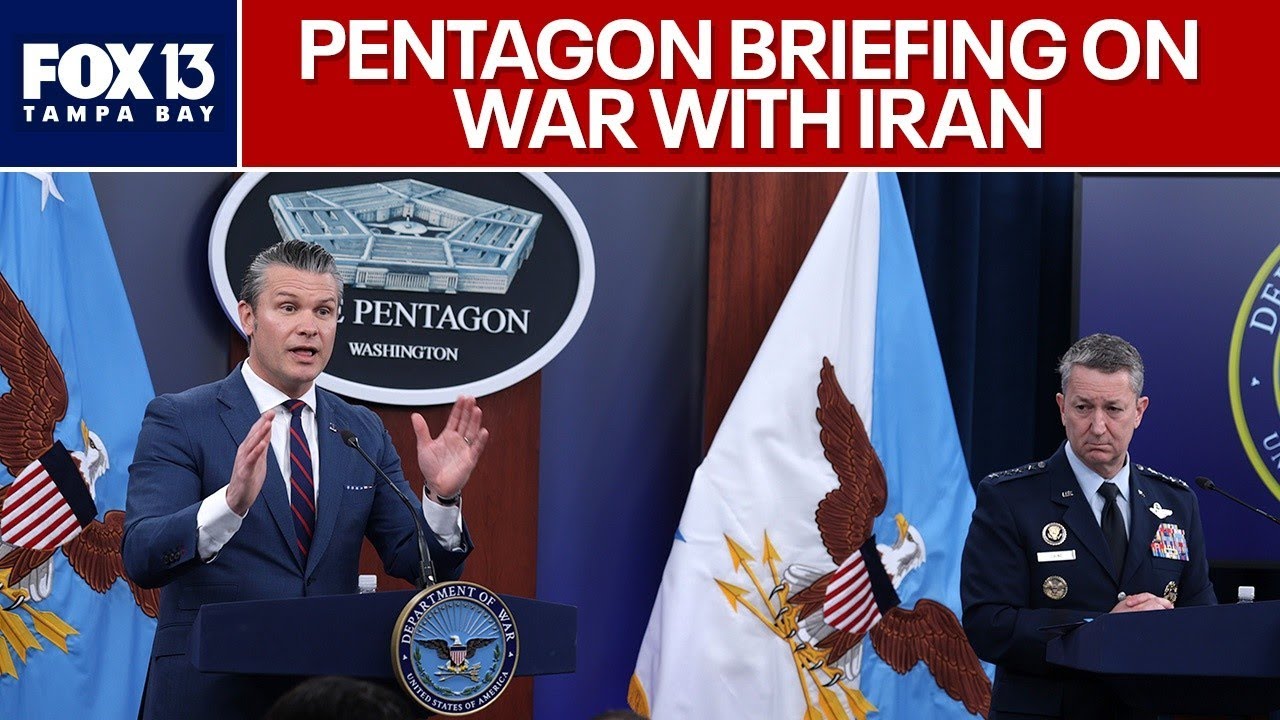 Pentagon briefing on war with Iran