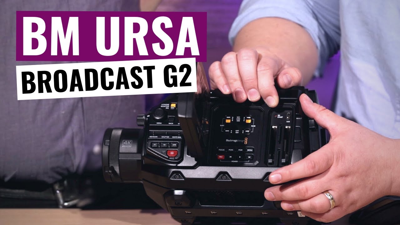 Blackmagic URSA BROADCAST G2: unboxing and how to install EF mount adapter