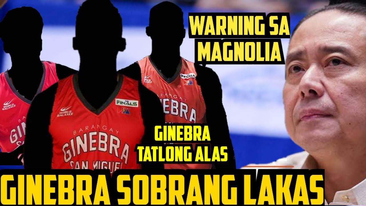 PBA LIVE : GINEBRA MAS KAKATAKUTAN TATLONG MALAKAS | ALFRANCIS CHUA MAY WARNING SA MAGNOLIA HOTSHOTS