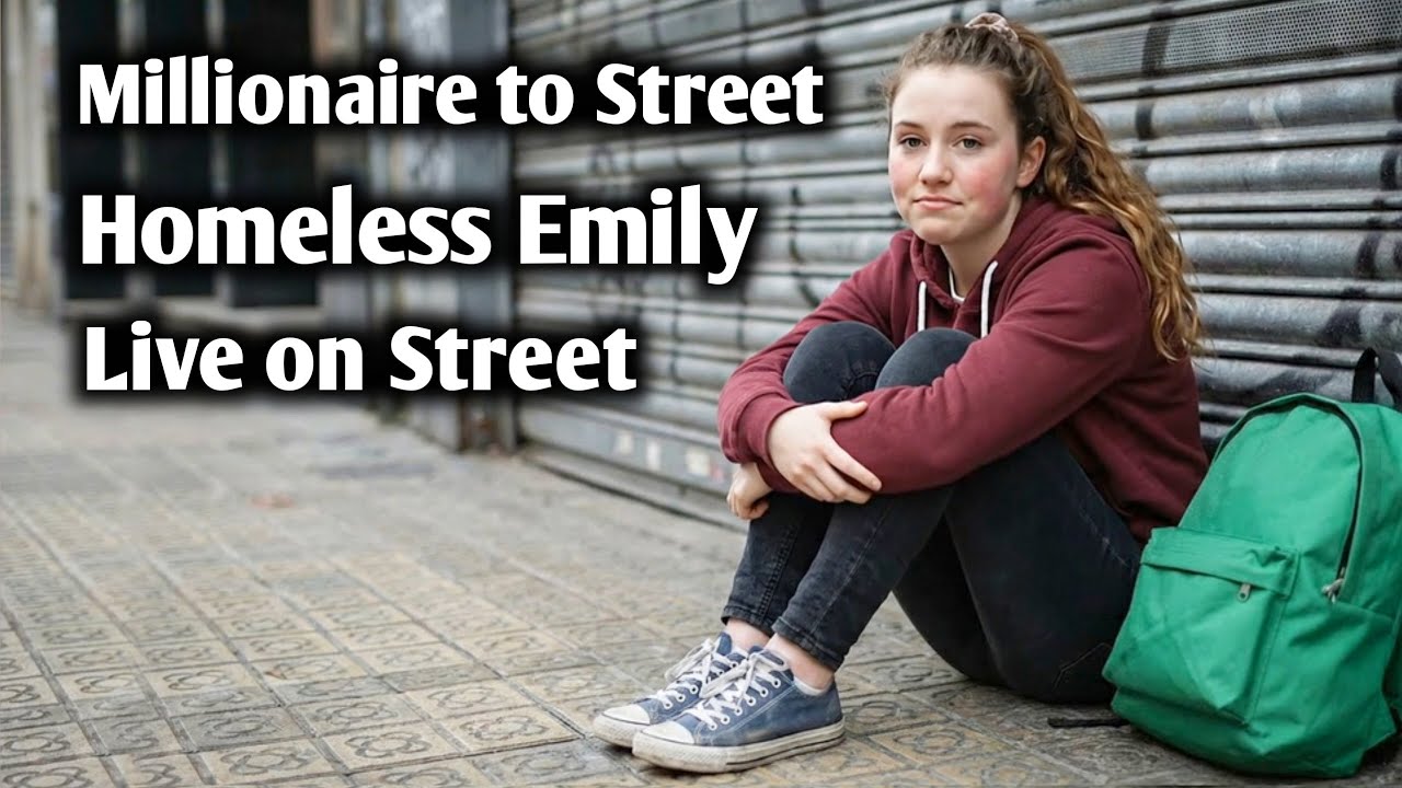 MillionaIre to Streed Now || 22' Emily Lives on Streed  || the parents dai || Homeless City