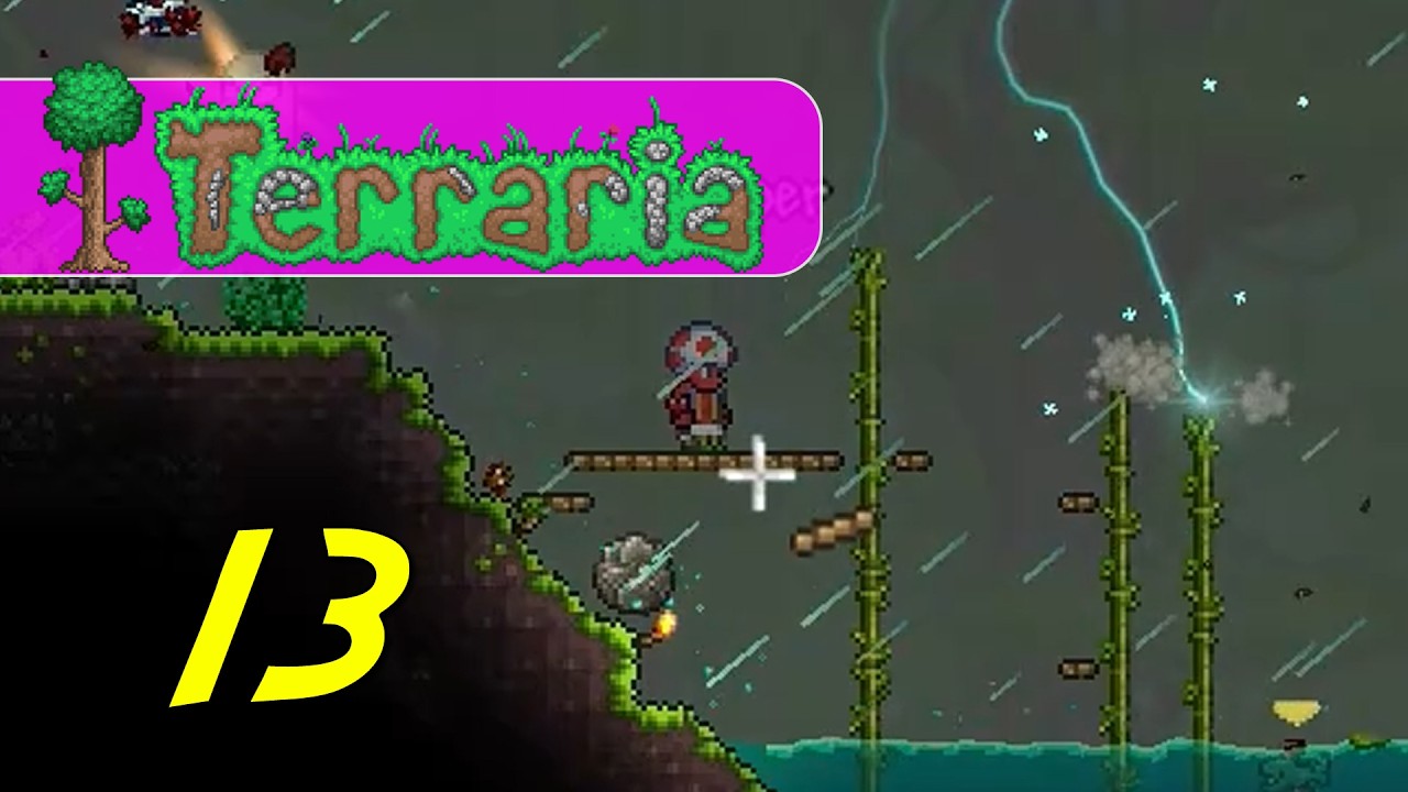 Terraria Ep 13 - ELECTRIC SWIM