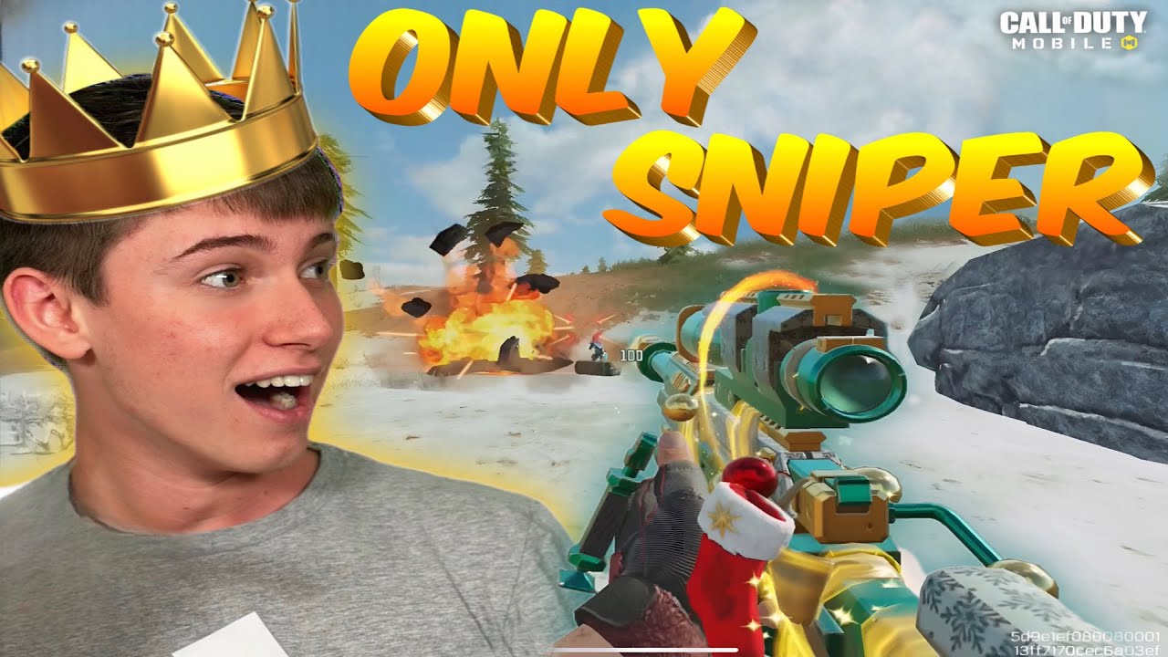 I WON a Solo vs Squad Game with a Sniper Only Call of Duty Mobile Battle Royale