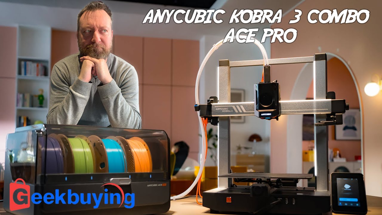 Présentation et test de l'ANYCUBIC KOBRA 3 et ACE PRO [impressions 3D FDM MULTICOLORS]