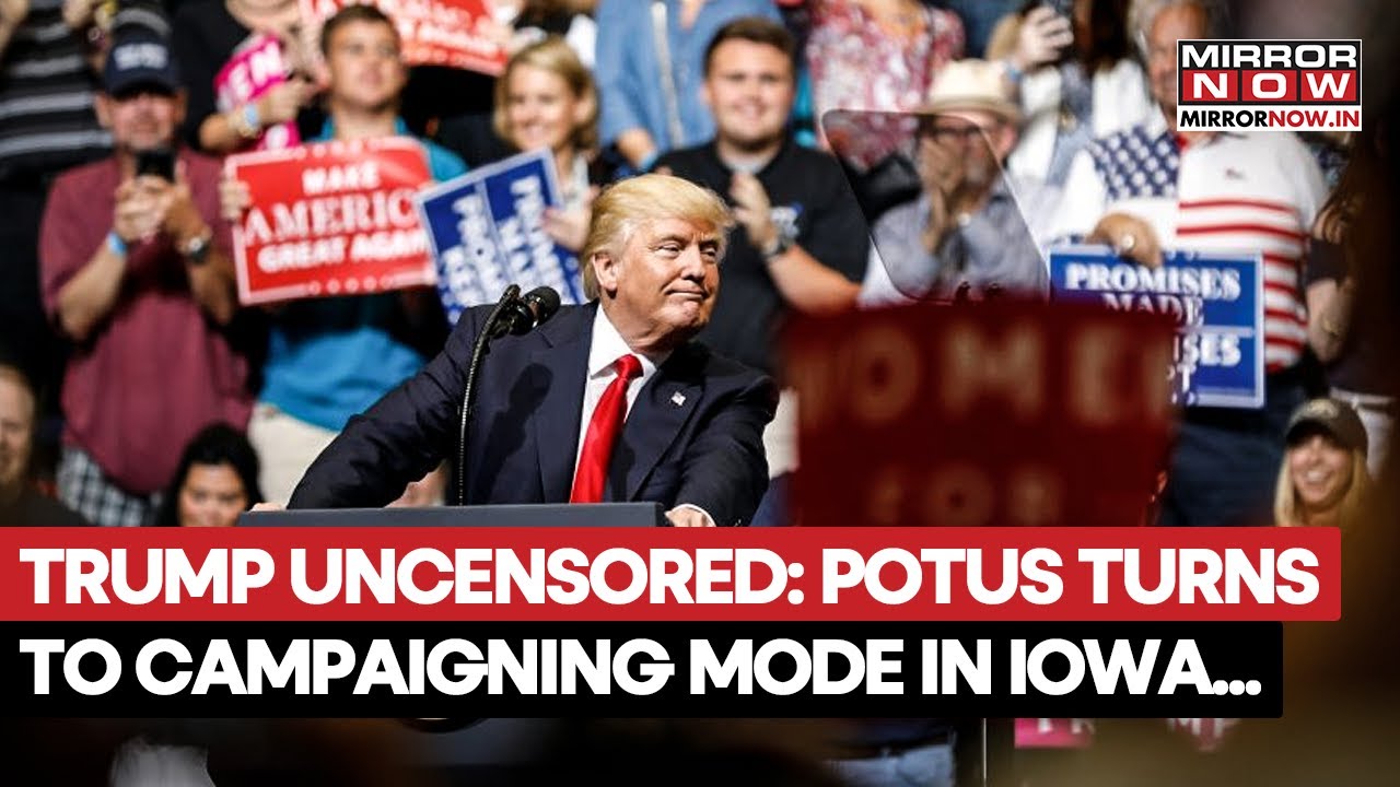 TRUMP UNCENSORED: US President Blasts Biden, Obama & Kamala Harris in Fiery Speech At Iowa