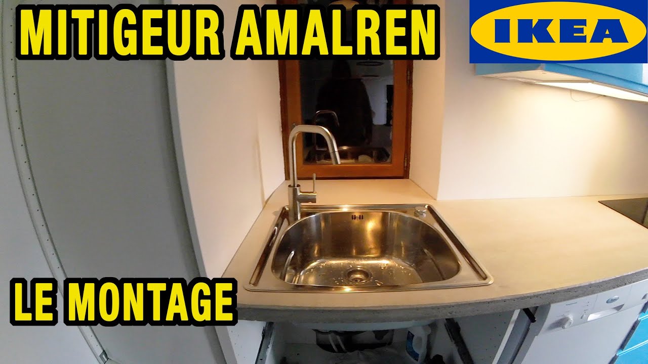 J'installe un robinet mitigeur IKEA Almaren dans la cuisine