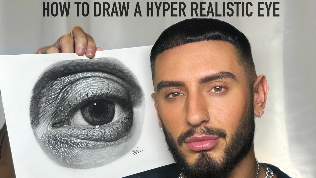 HOW TO DRAW A HYPER REALISTIC EYE | BEGINNER TUTORIAL