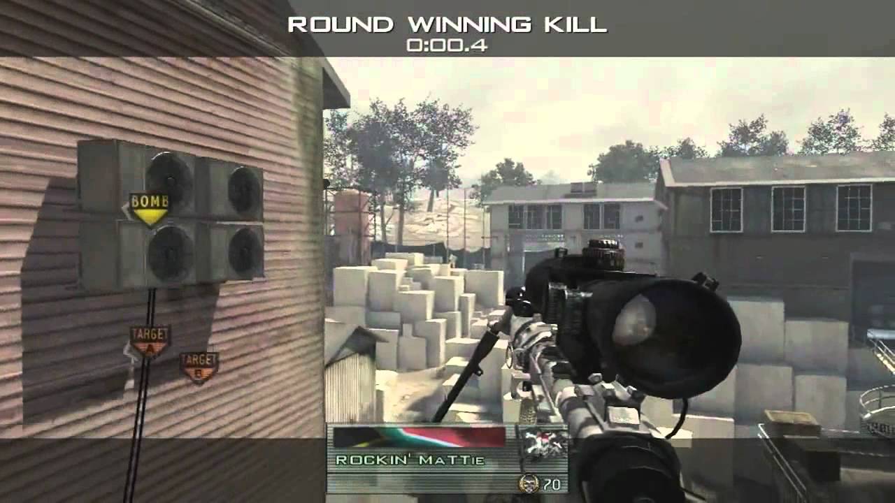 MW2 Trick Shot montage.