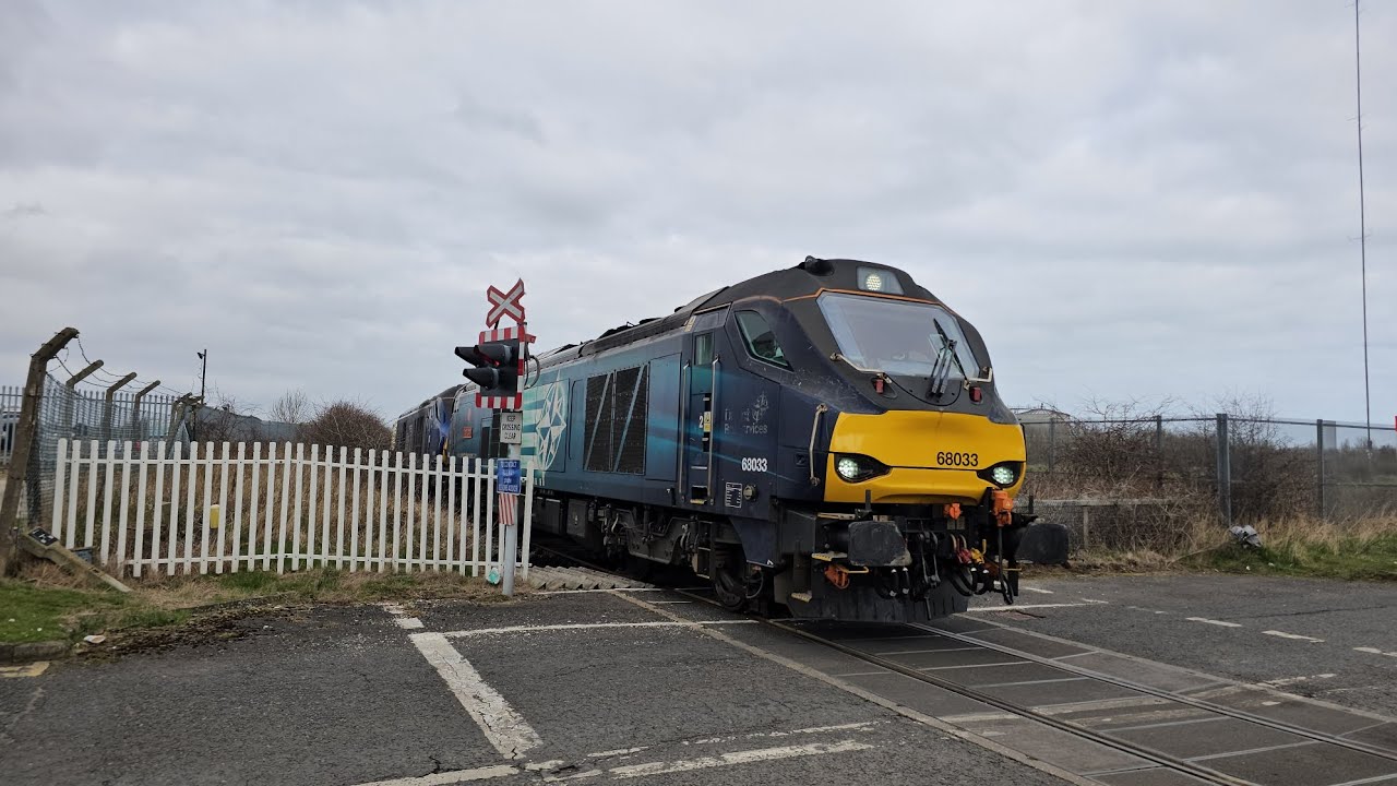 Trains at Hartlepool & Seaton Carew | 68s on flasks at Seaton + More | 66s & 60002! | March 2025