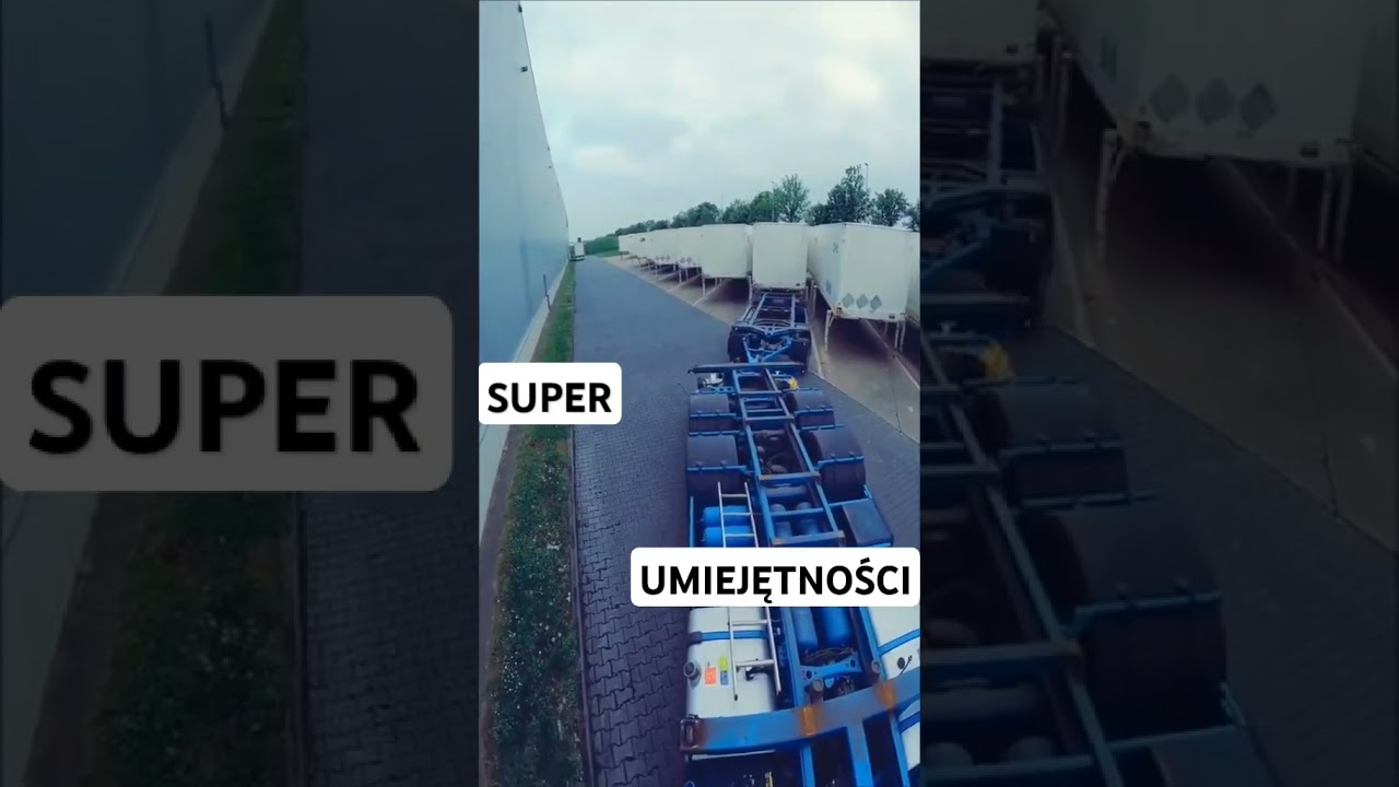 Kierowca cofa pod kontenery BDF