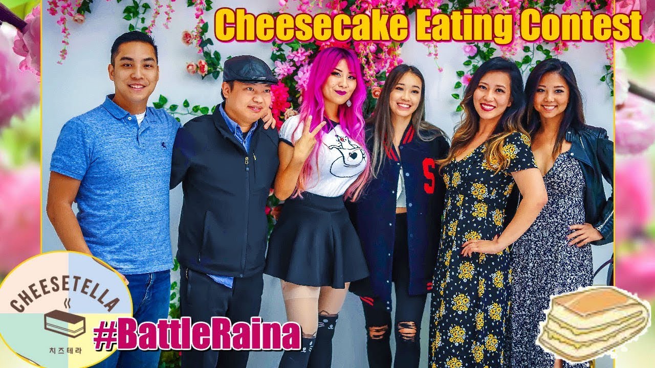#BattleRaina Cheesecake Eating Contest | Cheesetella @ The Source | ft. HypeManVince | RainaisCrazy