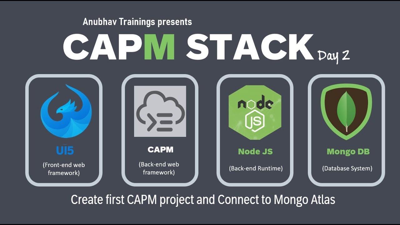 02 CAPM Development with Mongo DB | Connect to Mongo DB on VSCode | contact@anubhavtrainings.com