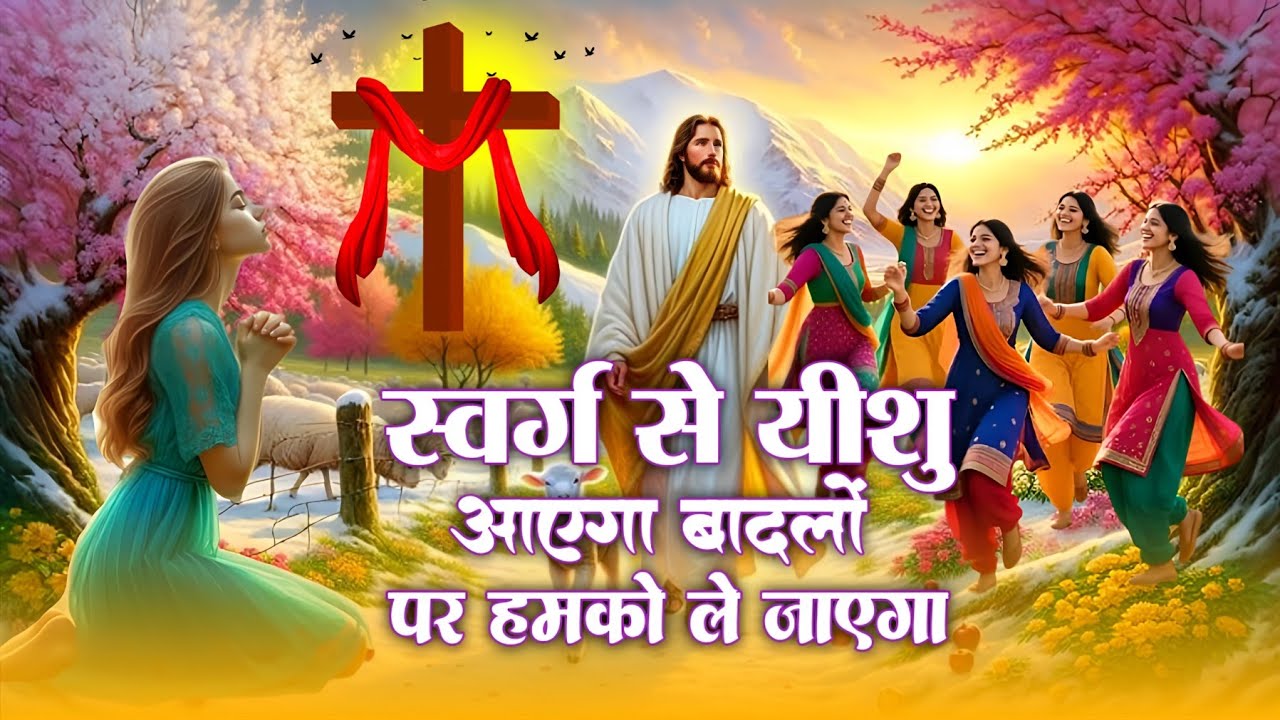 स्वर्ग से यीशु आएगा बादलो पर हमको ले जाएगा || masihi song Hindi ll #jesus #christian_worship_song 