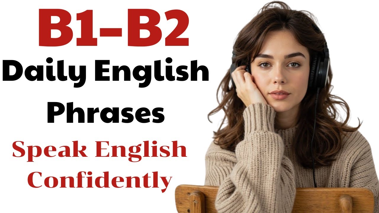 Advanced English Phrases Native Speakers Use Every Day B1–B2  Speak Fluently & Naturally – Part 1