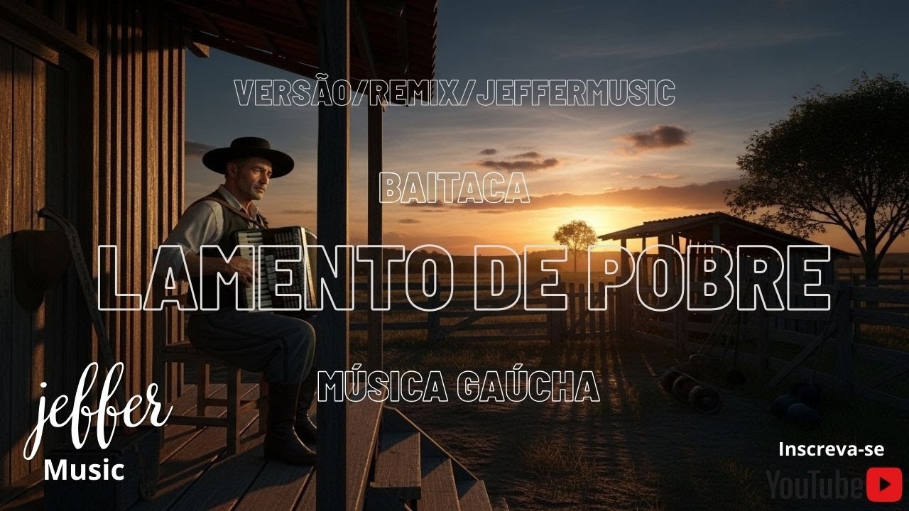 Baitaca   Lamento de Pobre Versão/Remix/JefferMusic