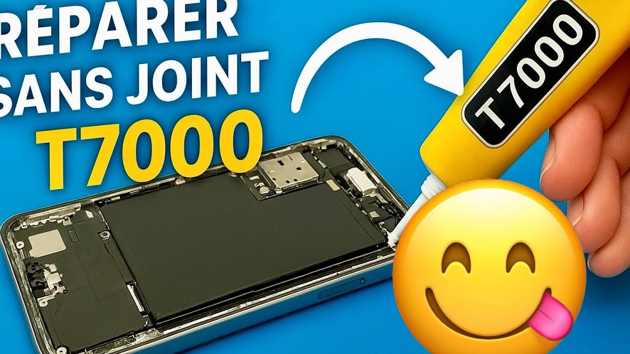 📱 Réparer un écran sans joint non mais Allo quoi 🤪 (astuce T7000)