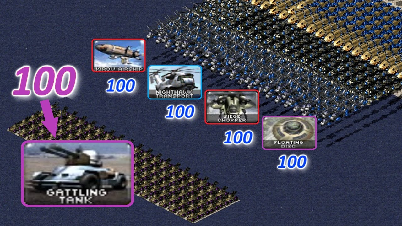 Gattling Tank Anti-Air Capabilities - Red Alert 2