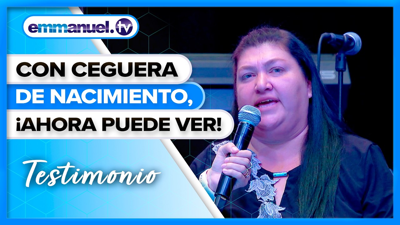 CON CEGUERA DE NACIMIENTO, ¡AHORA PUEDE VER!