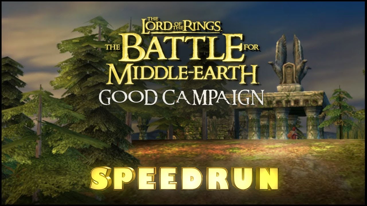 Battle For Middle Earth Speedrun (Good Campaign)(1:33:13)