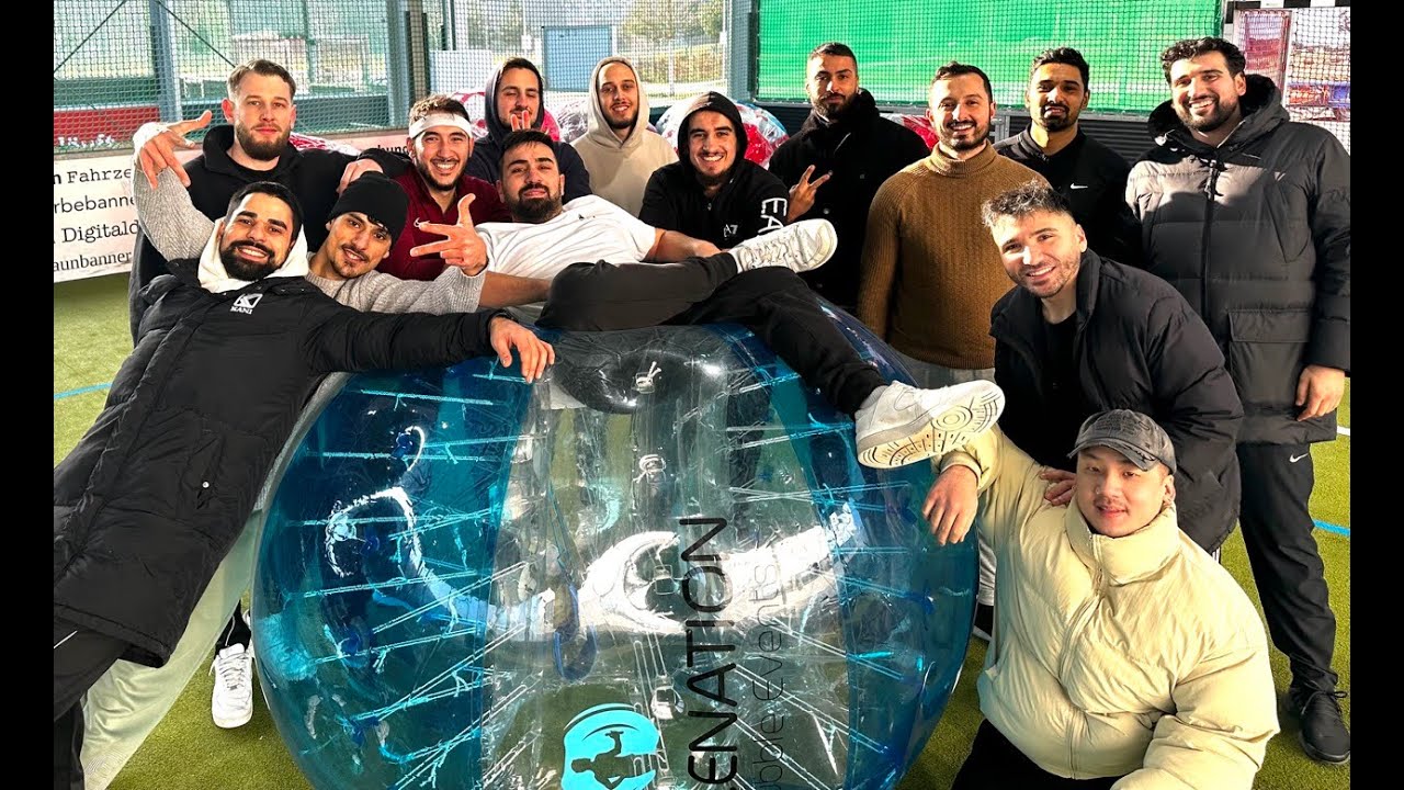 Bubble Soccer Event Junggesellenabschied in Mannheim