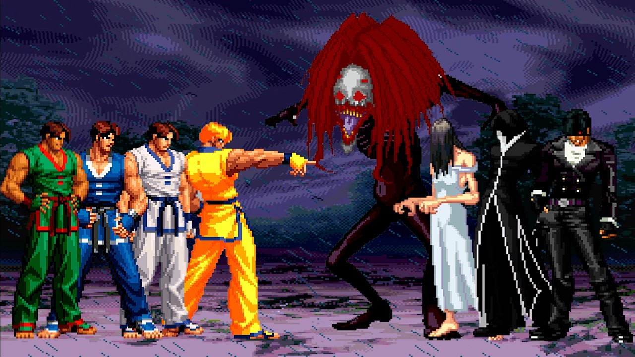 [KOF Mugen] Команда Ким Капхвана против команды ужасов