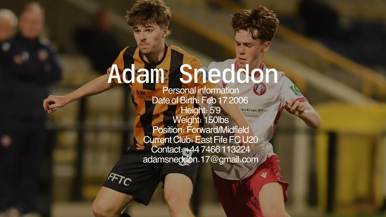 Adam Sneddon Highlight Reel