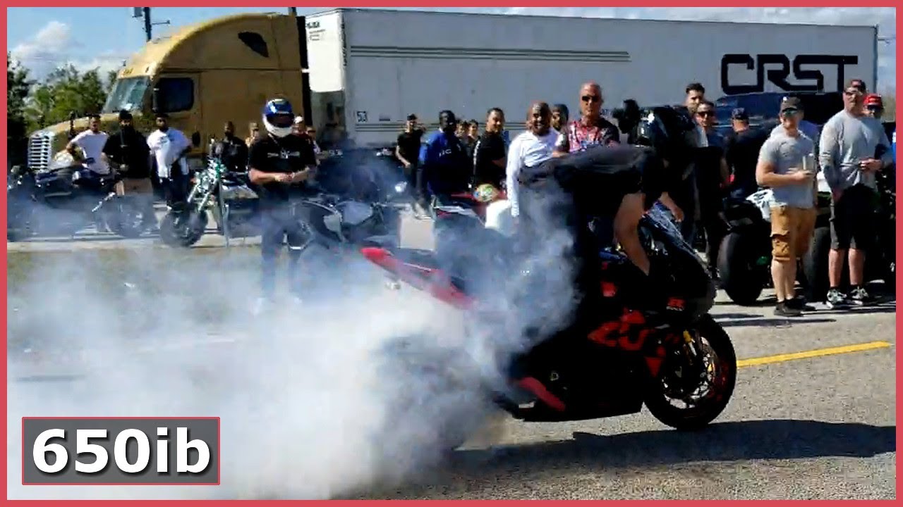 INSANE Florida Motorcycle Street Racing | SAVAGE Aprilia RSV4 1100 Factory & 210MPH Ducati V4 R!