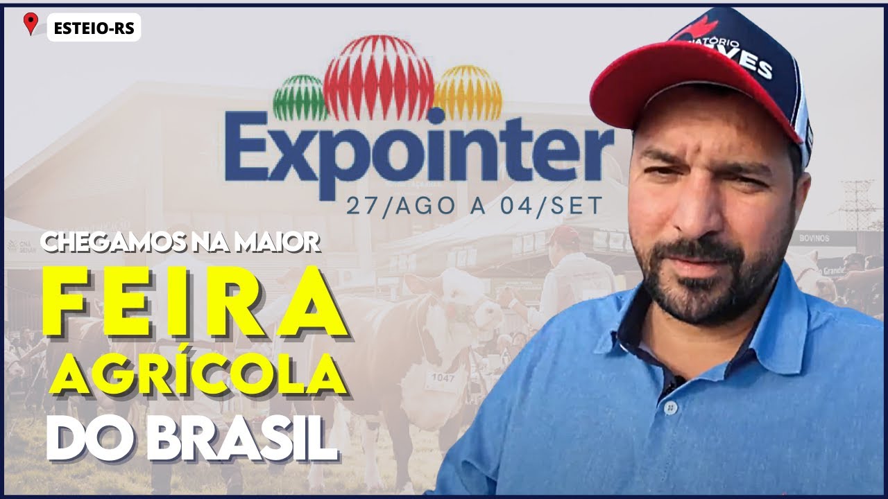 Estamos aqui na EXPOINTER 2022: Bastidores de um pouco de tudo que tem por aqui!