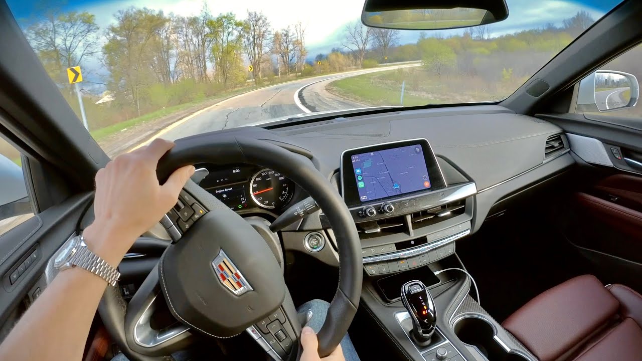 2021 Cadillac CT4 V-Series AWD - POV First Impressions