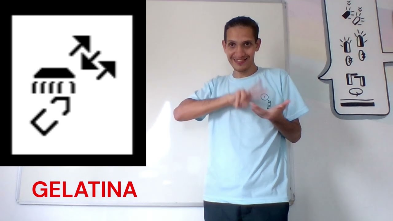 GELATINA - SINAL EM LIBRAS