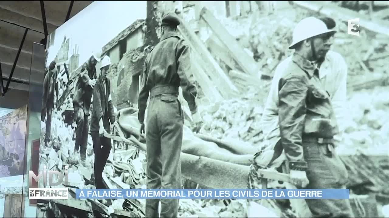 À Falaise, un mémorial pour les civils de la guerre