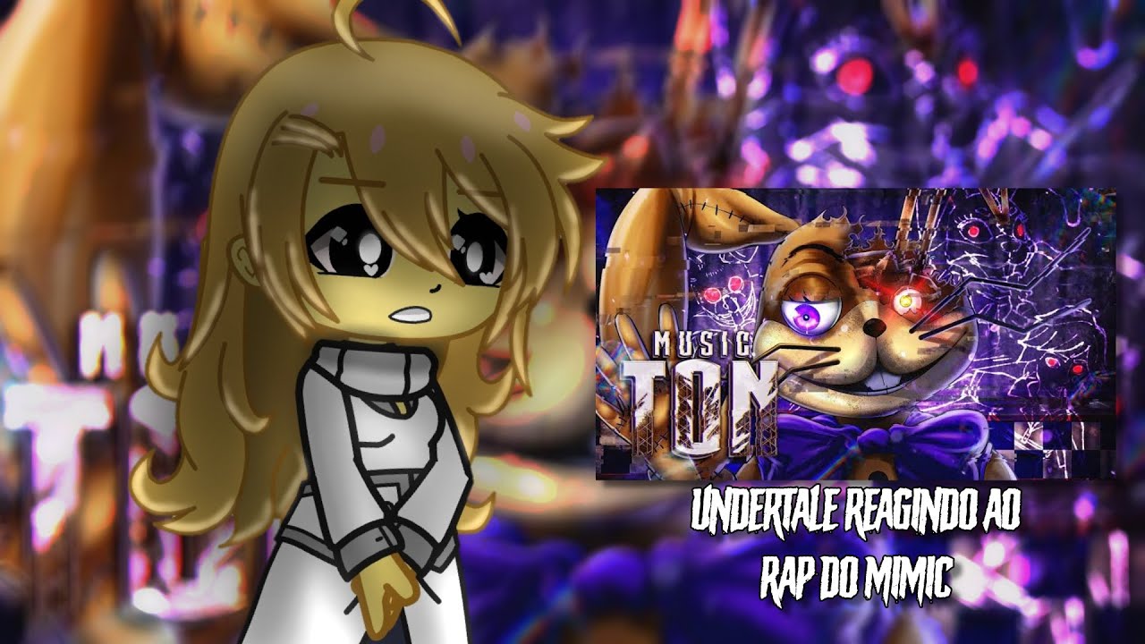 UNDERTALE REAGINDO AO RAP DO MIMIC (@PapyrusDaBatata )