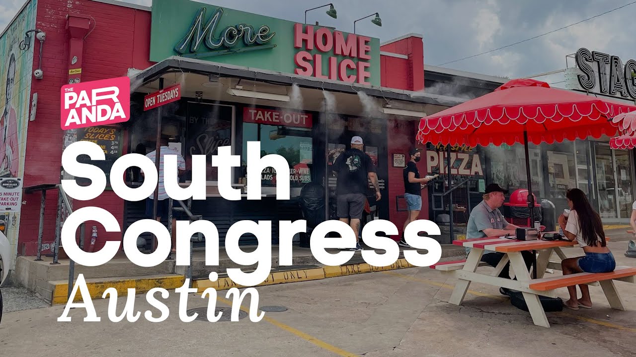 4K - Austin, Texas 🇺🇸 - Walking amazing South Congress 📕