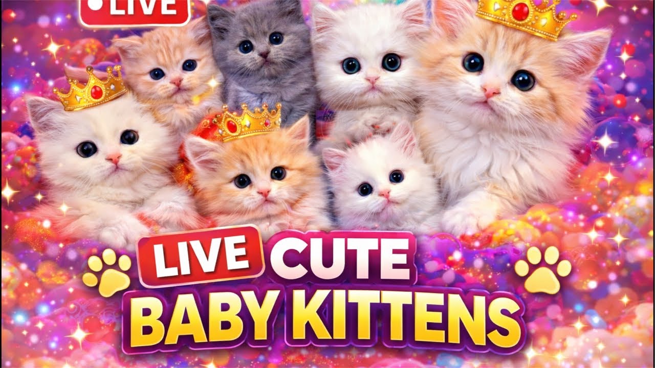 Cute kitten 🐾 Live[193] #cat#ytshorts #livestream #live #foryou #viralvideo #youtubeshorts#trending